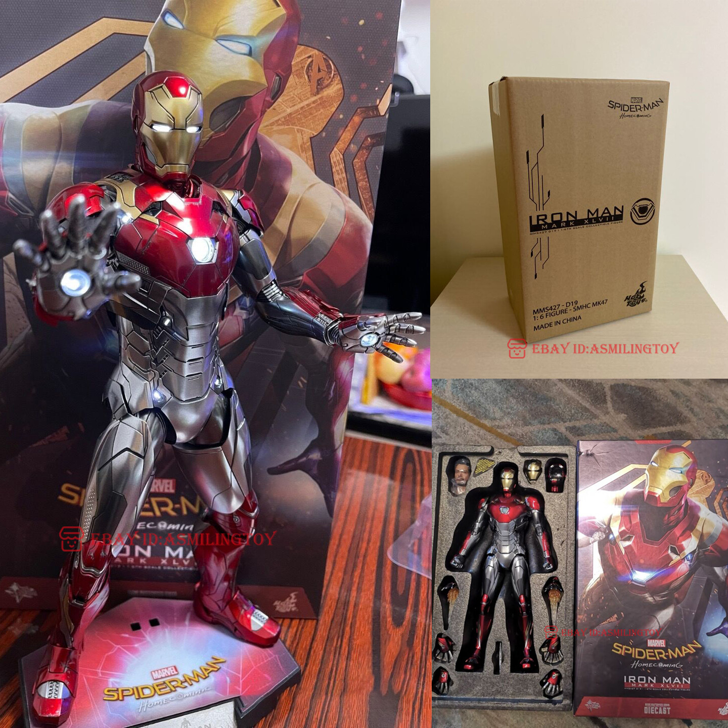 1/6 Hot Toys HT Iron Man MK47 2.0 Mark XLVII MMS427-D19 1/6 Hot Toys HT Iron Man MK47 2.0 Mark XLVII MMS427-D19