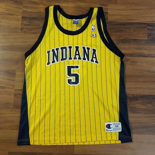 ヒ*タ様 希少❗️❗️ NBAユニフォーム Indiana Pacers J O Vintage Champion Indiana Pacers Jalen Rose NBA Jersey Size