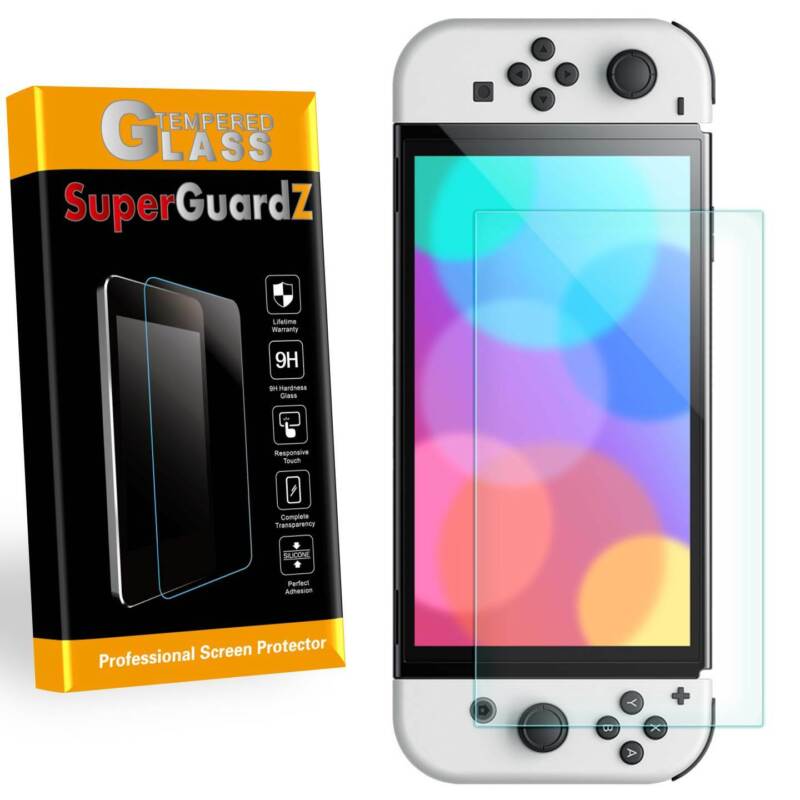 Anti Blue Light Tempered Glass Screen Protector For Nintendo Switch Oled (2021)