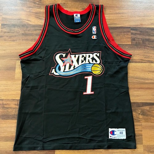 Philadelphia 76ers Sixers Tim Thomas Champion NBA Jersey Sz