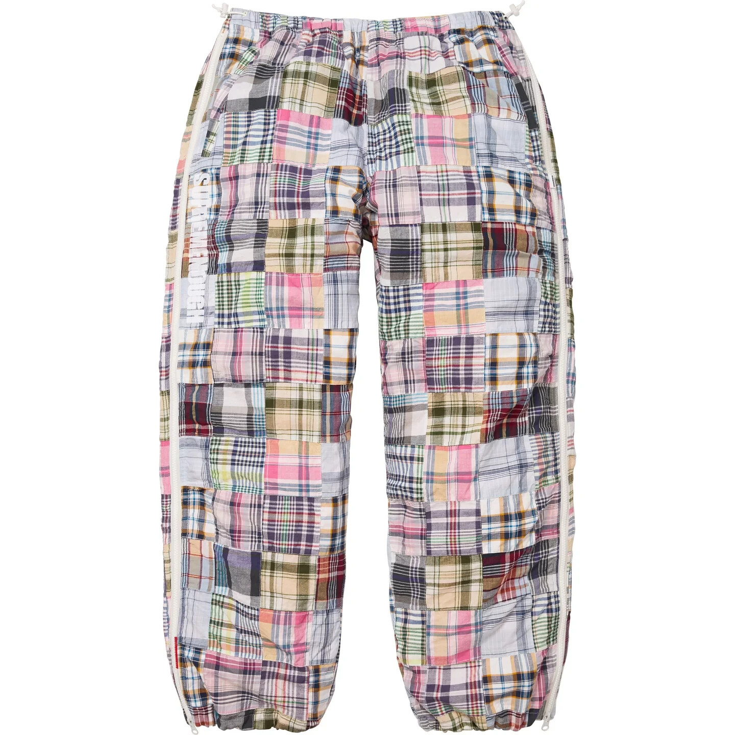 ウェア Supreme GOODENOUGH Patchwork Track Pant Supreme GOODENOUGH Patchwork Madras Full Zip Track Pant