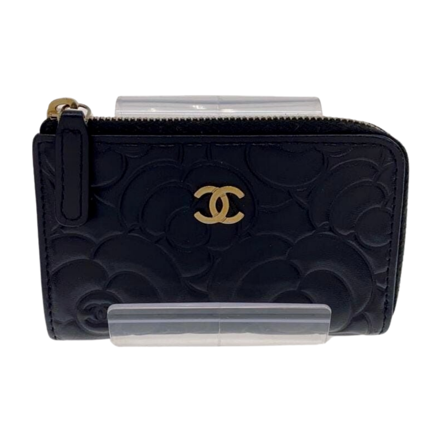 CHANEL Camellia Coin Case Black A82551 Coco Mark Round CHANEL Camellia Coin Case Black A82551 Coco Mark Round