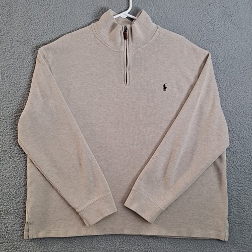 POLO RALPH LAUREN◆セーター(薄手)/XXL/コットン/GRY/RN41381// POLO RALPH LAUREN(ポロラルフローレン) / セーター(薄手)/XL