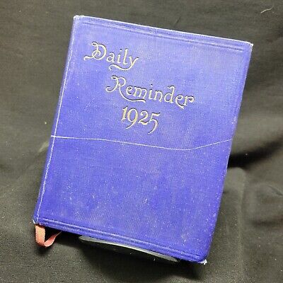 1925 Daily Reminder The Standard Diary Company Zodiac Mostly Blank See Pics 