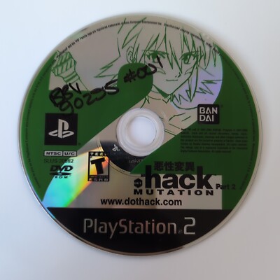 .hack Part 2: Mutation (Sony PlayStation 2, 2003) PS2 DISCS ONLY