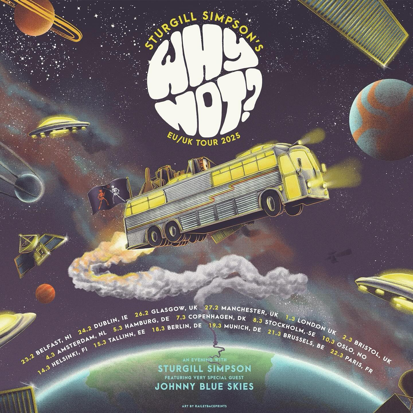 Poster Music Lovers, WHY NOT? Tour Sturgill Simpson 2025