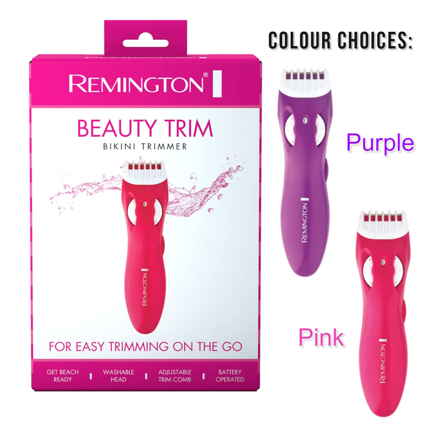 remington beauty trim bikini trimmer
