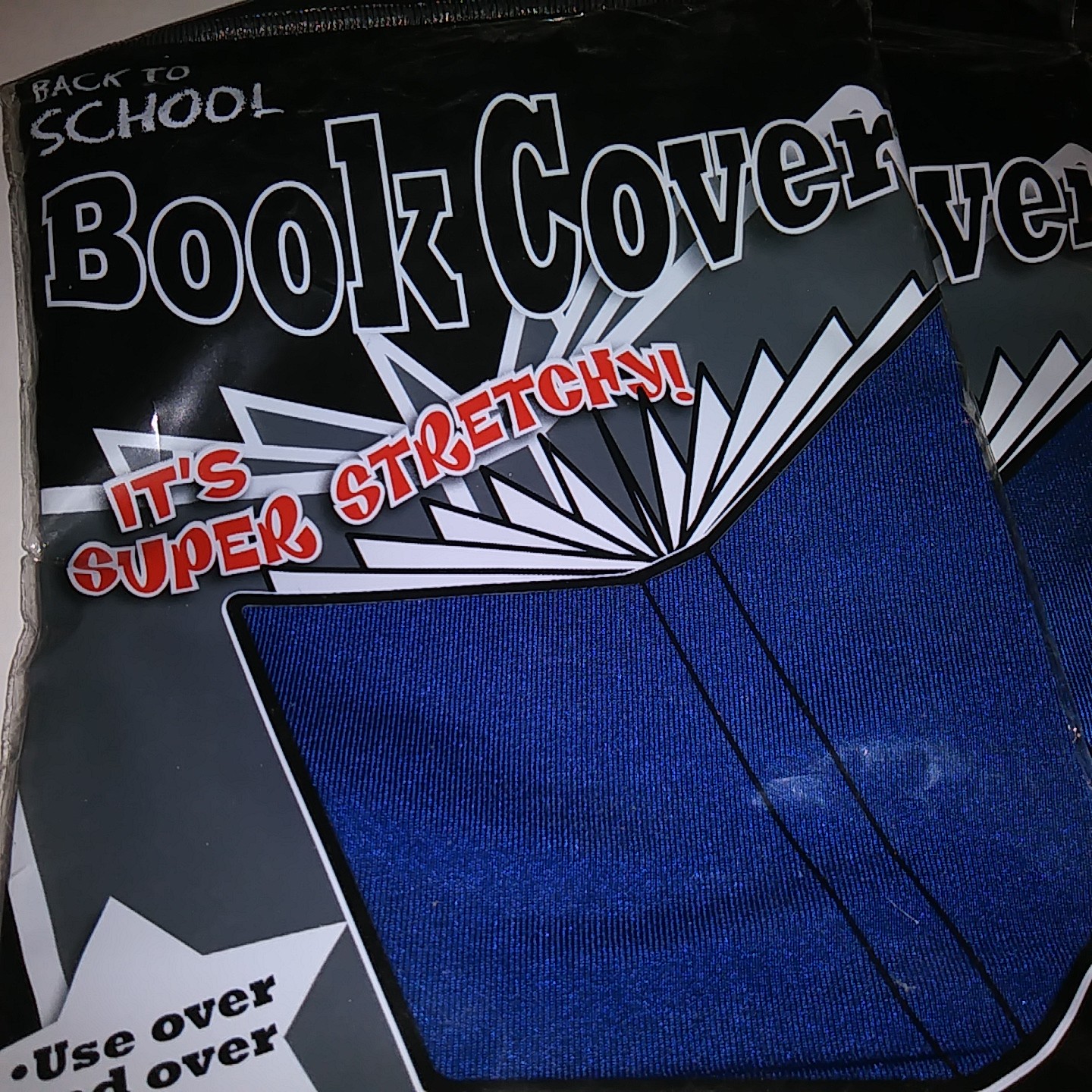 Academic Stretchable Book Covers(Lot of 8)Black,Blue,Green,Baseball,Basketball