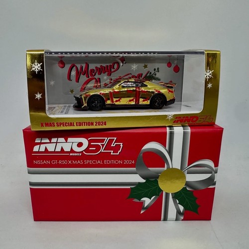 ミニカー INNO64 Nissan GT-R50 ( CHASE ) Chase! Inno64 1:64 Nissan GT-R50 by Italdesign X'Mas Special
