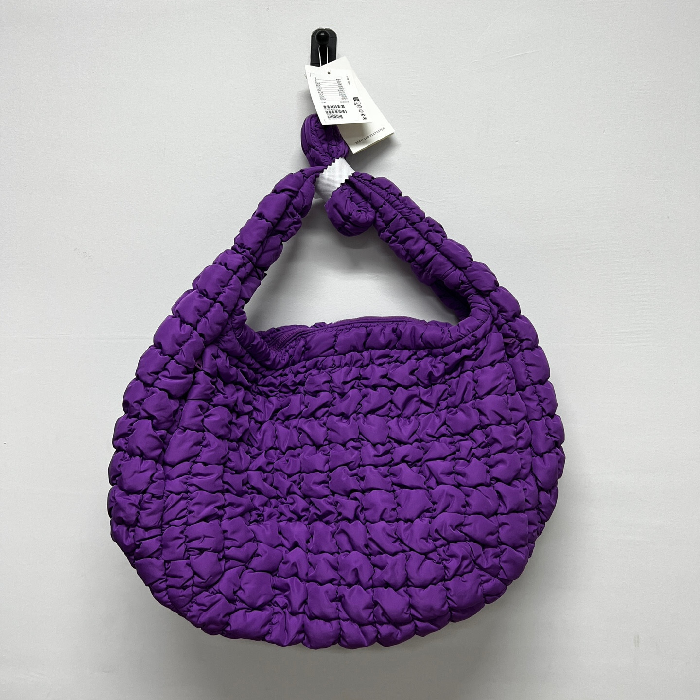 COS バッグ COS Quilted Oversized Shoulder Bag Purple 0916460012 / 100