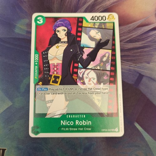 One Piece Paramount War Nico Robin OP02-037 R | eBay