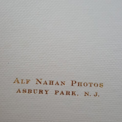 Vintage Wedding Photo Album Hotel Altman Asbury Park New Jersey 1950's  Weiss
