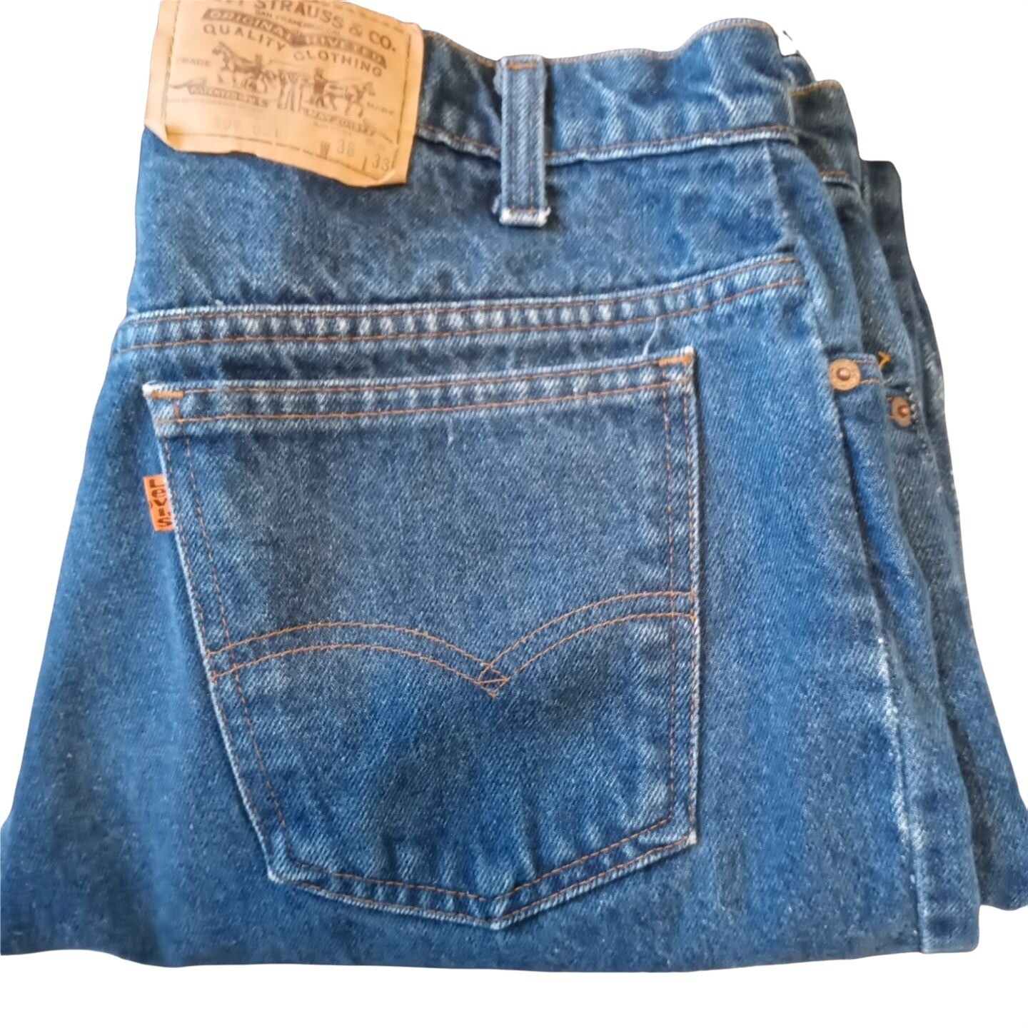 Levis Vintage 70s - 80s Orange Tab 509- 0217 Made In USA sz
