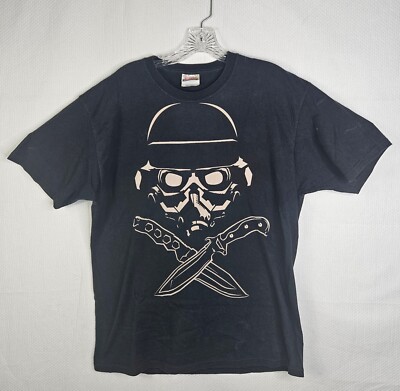 Killzone 2 Playstation 2012 Video Game Black Graphic Promo T-Shirt Large EUC