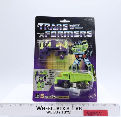 Long Haul MOSC NEW Sealed Vintage Hasbro G1 Transformers Action Figure