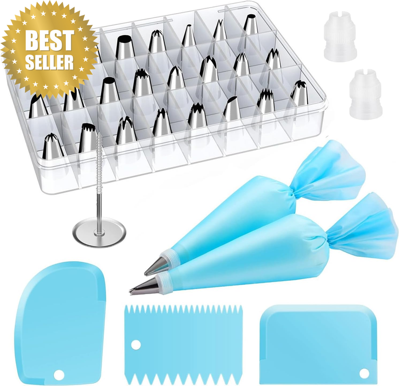 Cake Decorating Supplies Tips Kits Stainless Steel Baking Supplies Icing Tips wi