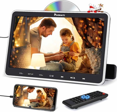 2X 10.1'' Full HD Car DVD Player Headrest Monitor Full HD 1080P HDMI USB+Headsets