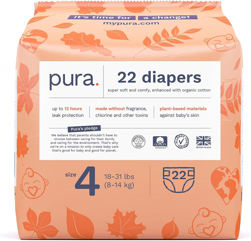 S (18-31lbs) Hypoallergenic, Soft Organic Cotton