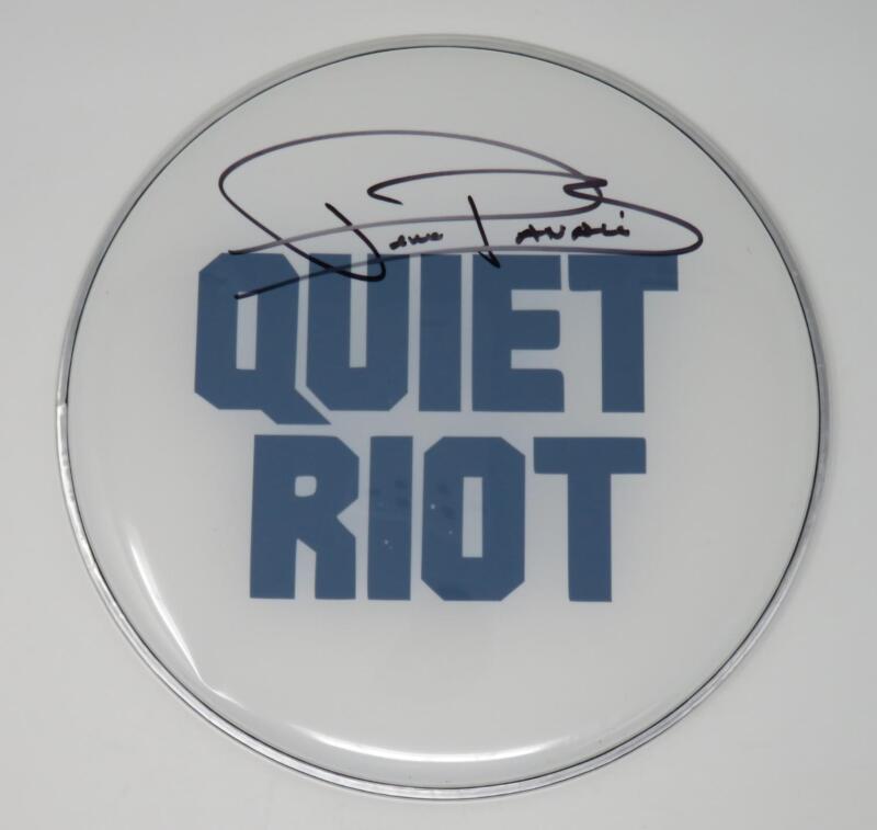 Frankie Banali Quiet Riot Signed Autograph Auto 12" Drumhead Drum Head Jsa