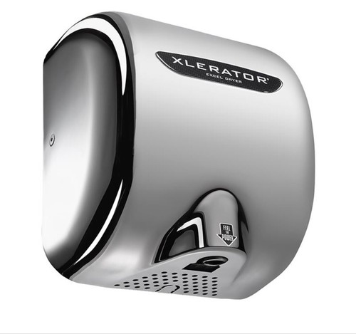 XLERATOR CHROME HAND DRYER XL-C NO TOUCH WALL MOUNT BATHROOM EXCEL XL SB METAL