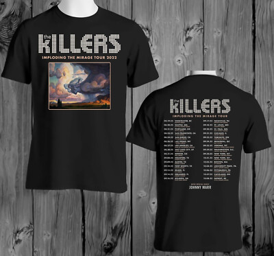 The Killers Imploding The Mirage Tour Cotton T-Shirt With Tour Dates