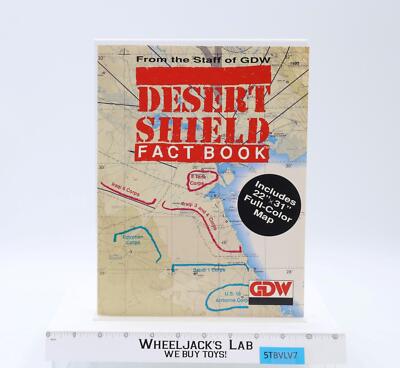 Desert Shield Fact Book W/ Full-Color Map 1991 GDW Paperback NEW