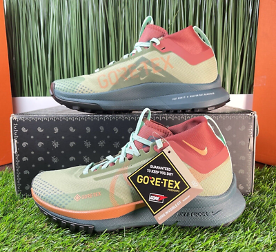 Nike React Pegasus Trail 4 GORE TEX Green Womens Shoes DJ7929 300