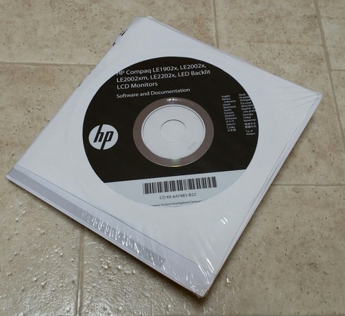 HP / Compaq Monitor Software and Documentation CD - CD Kit