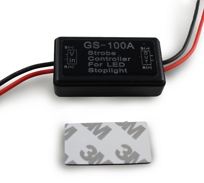 GS-100A Flash Strobe Controller Flasher Module Box For LED Brake Stop Light Lamp