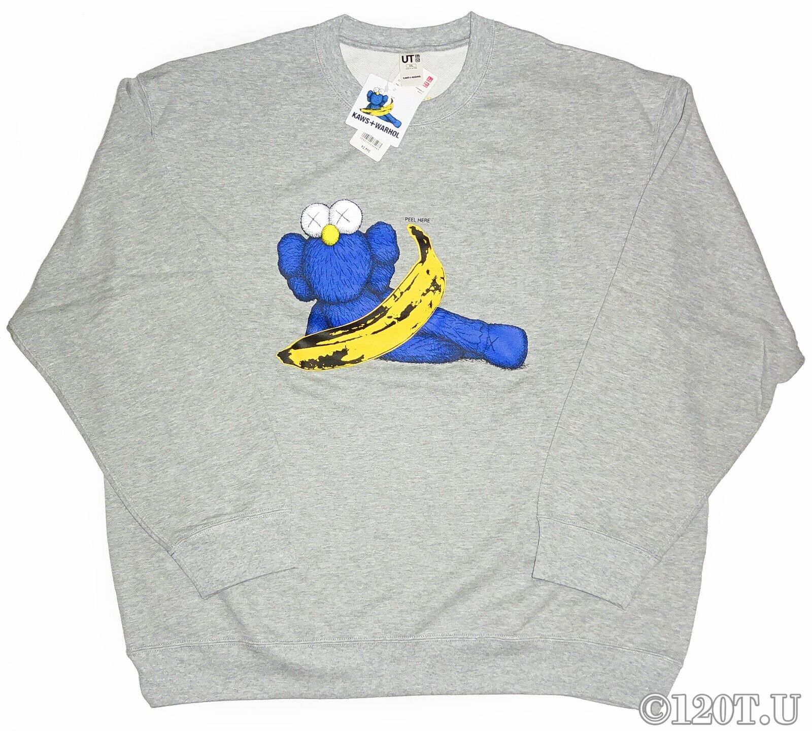 Uniqlo KAWS x Warhol Sweatshirt Gray 472951 Size S NWT | eBay Uniqlo KAWS x Warhol Sweatshirt Gray 472951 Size S NWT | eBay