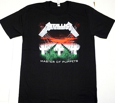 METALLICA Master Of Puppets T-shirt Heavy Metal Tee Adult Men's Black New