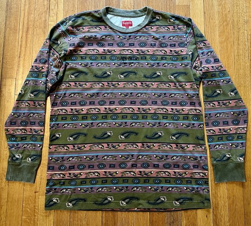トップス Supreme Paisley Athletic L/S Tee Grey $_12.JPG?set_id=880000500F