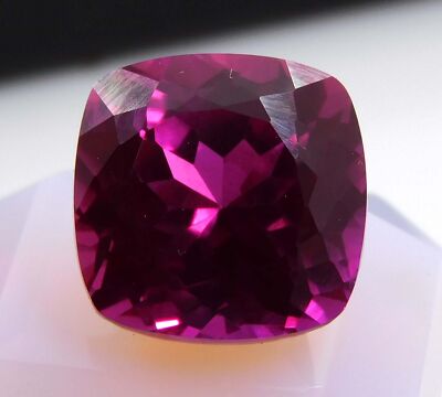 Extremely Rare Pink Sapphire Cushion Cut 11 Ct Natural  Certified Loose Gemstone