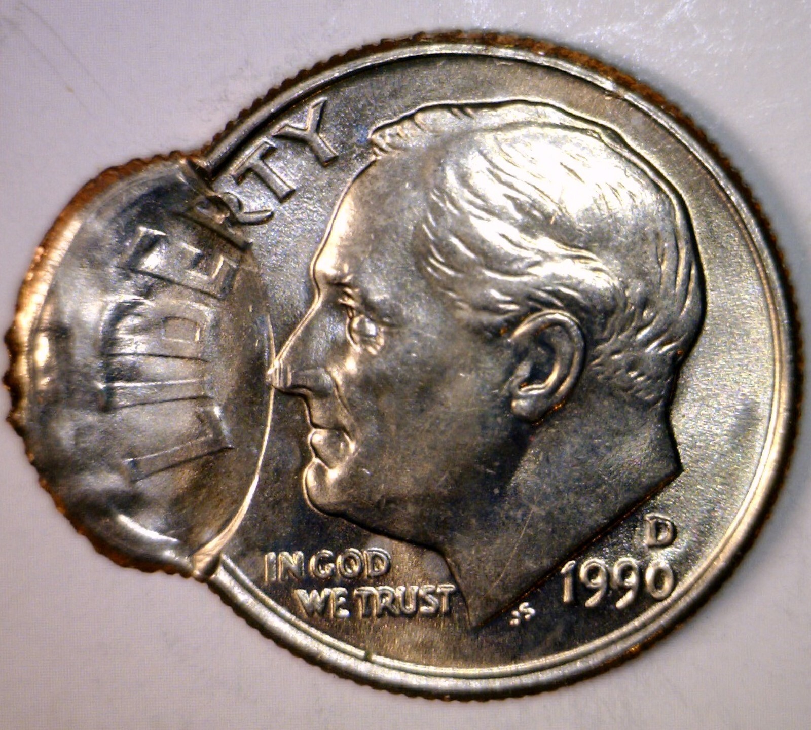 エラー アメリカ 1985-P ルーズベルト 10セント 1985 P Roosevelt Ten