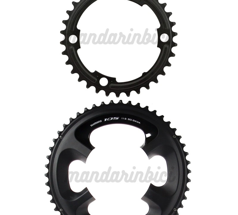 Shimano 105 FC-5800 50T & 34T MA Outer/Inner Chainrings 11-Speed