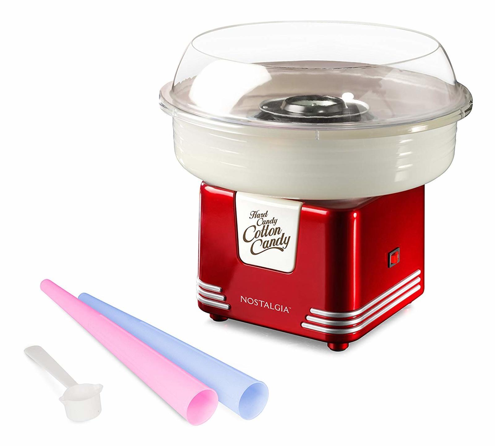 Electric Commercial Cotton Candy Machine Floss Maker Sugar Free Retro DIY Making