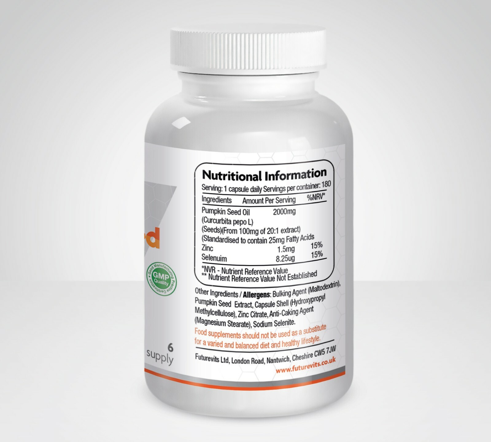 Pumpkin Seed Extract Oil Capsules 2000mg Men's Health Prostate Pills