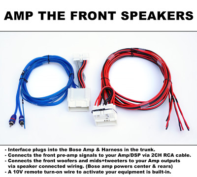 Q40 Q60 (2014-15) Audio Interface Harness Adapters. Add Subwoofer, Amp, DSP