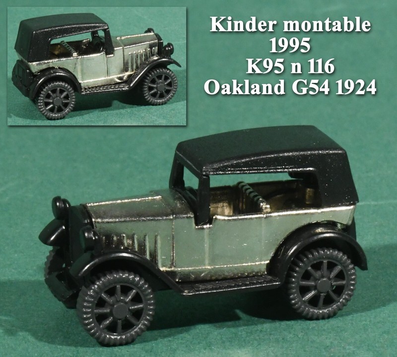 Kinder MÃ©Tal 1995, K95 N 116 Oakland G54 1924