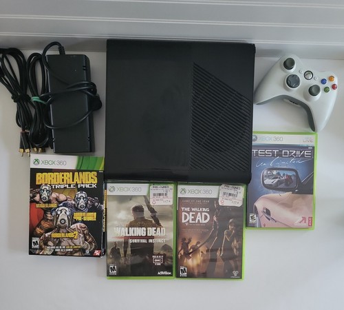 Microsoft Xbox 360 E 1538 4GB Console Bundle with 6 games