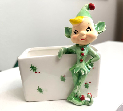Rare Vintage 1959 Holt Howard Pixie/Elf Planter/Candy Dish