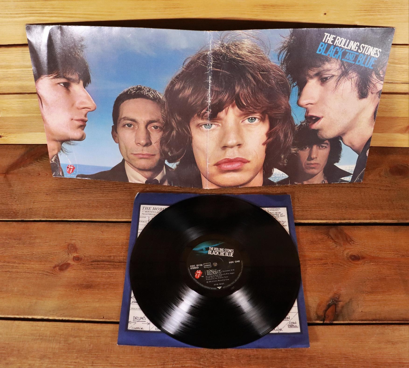 米LP Rolling Stones Black And Blue COC59106 Rolling Stones Recor 未開封 /00260 The Rolling Stones – Black And Blue – Vinyl (Gatefold, LP