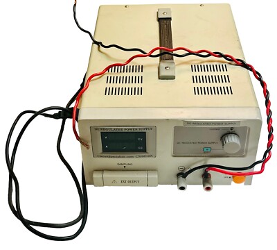 Circuit Specialists CSI6010X 60 VOLT DC 10 AMP Linear Bench Power Supply