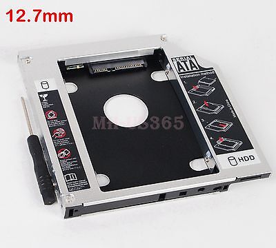 Second 2nd SATA HD Hard Drive HDD SSD Caddy for Dell inspiron 17-7737 US Seller