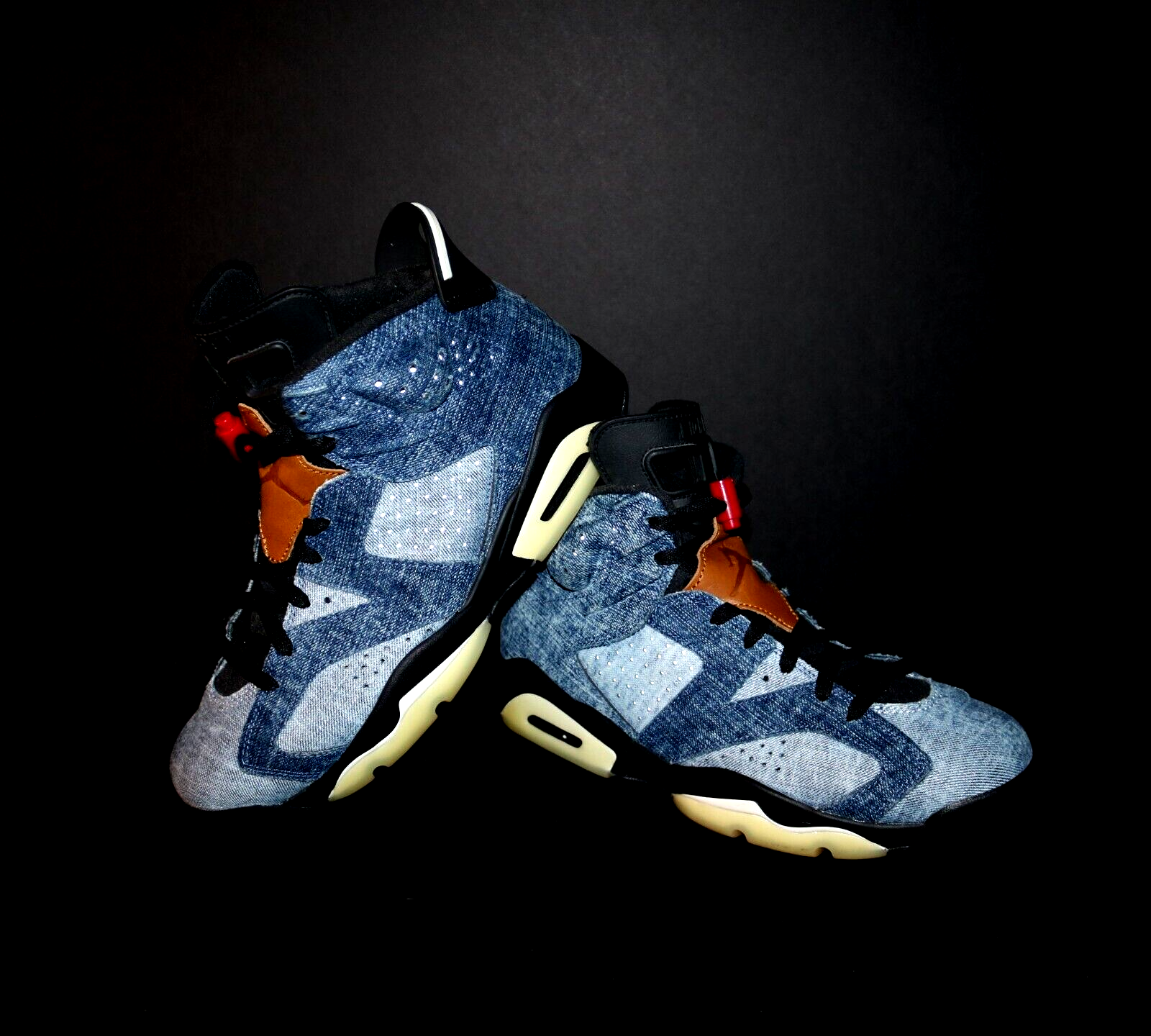 靴 Nike Air Jordan 6 Retro Washed Denim NIKE - AIR Jordan VI 6 Retro 