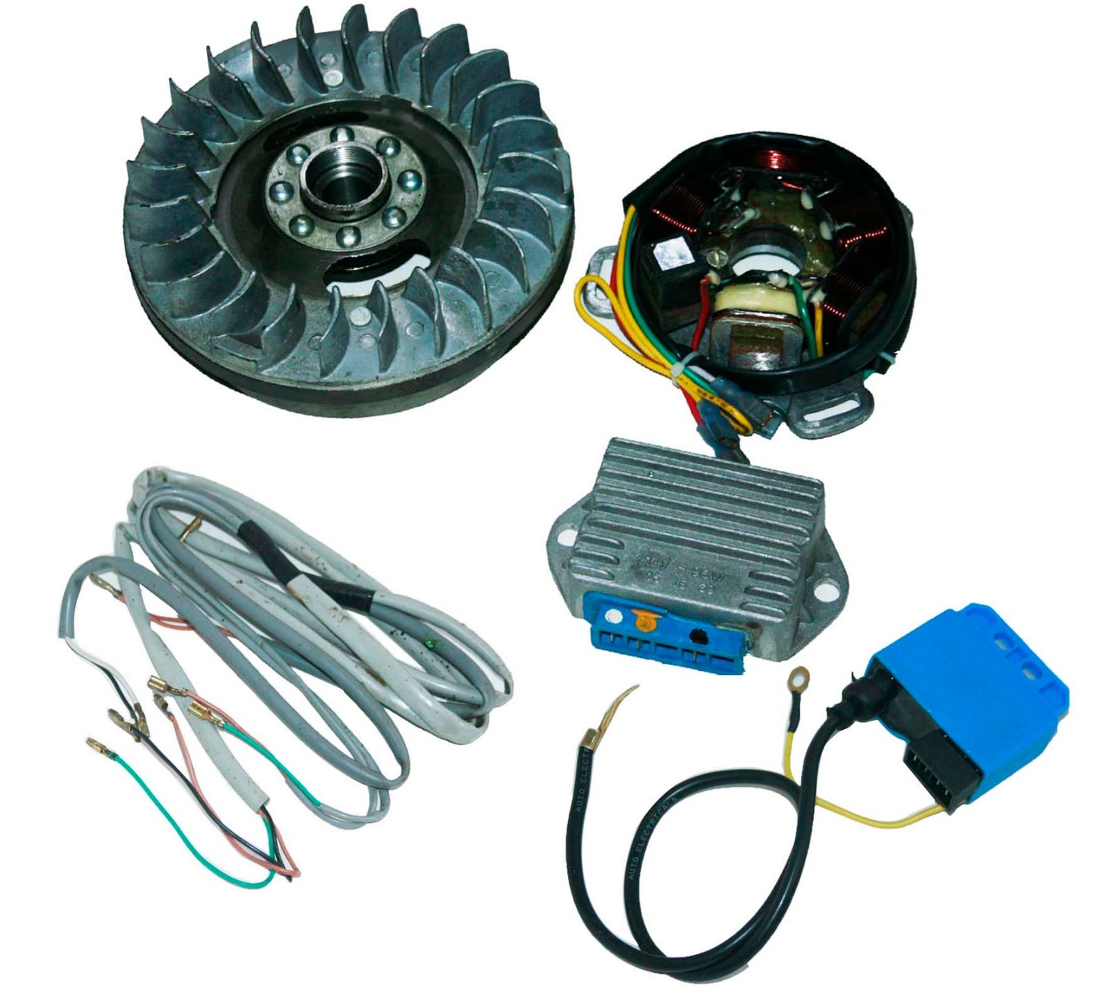 Lambretta GP DL Electronic Ignition Kit With Wiring 12V Small Cone Type  