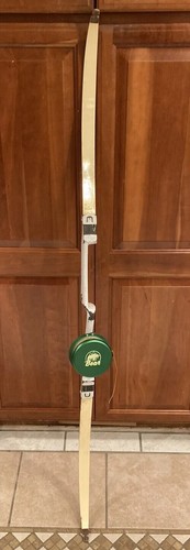 Vintage 1972 BEAR BEARCAT TAKEDOWN Recurve Archery Bow With Bow Fishing Reel