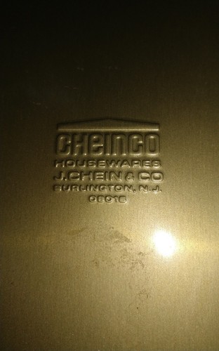 Vtg J. Chein & Co. New Dawn Columbian Grown Coffee Tin w/ Lid