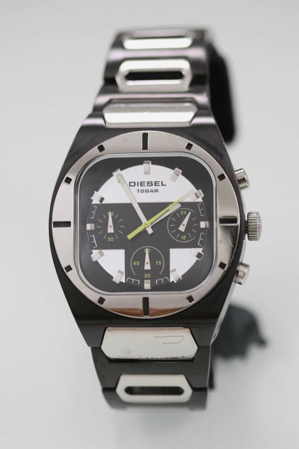 Diesel Men Watch DZ-4114 ONLY THE BRAVE Stainless St Silver Diesel Men Watch DZ-4114 ONLY THE BRAVE Stainless St Silver