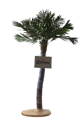 Corona Beer  Faux Palm Tree Great For Man Caves & Bars    ( 2- Pack)
